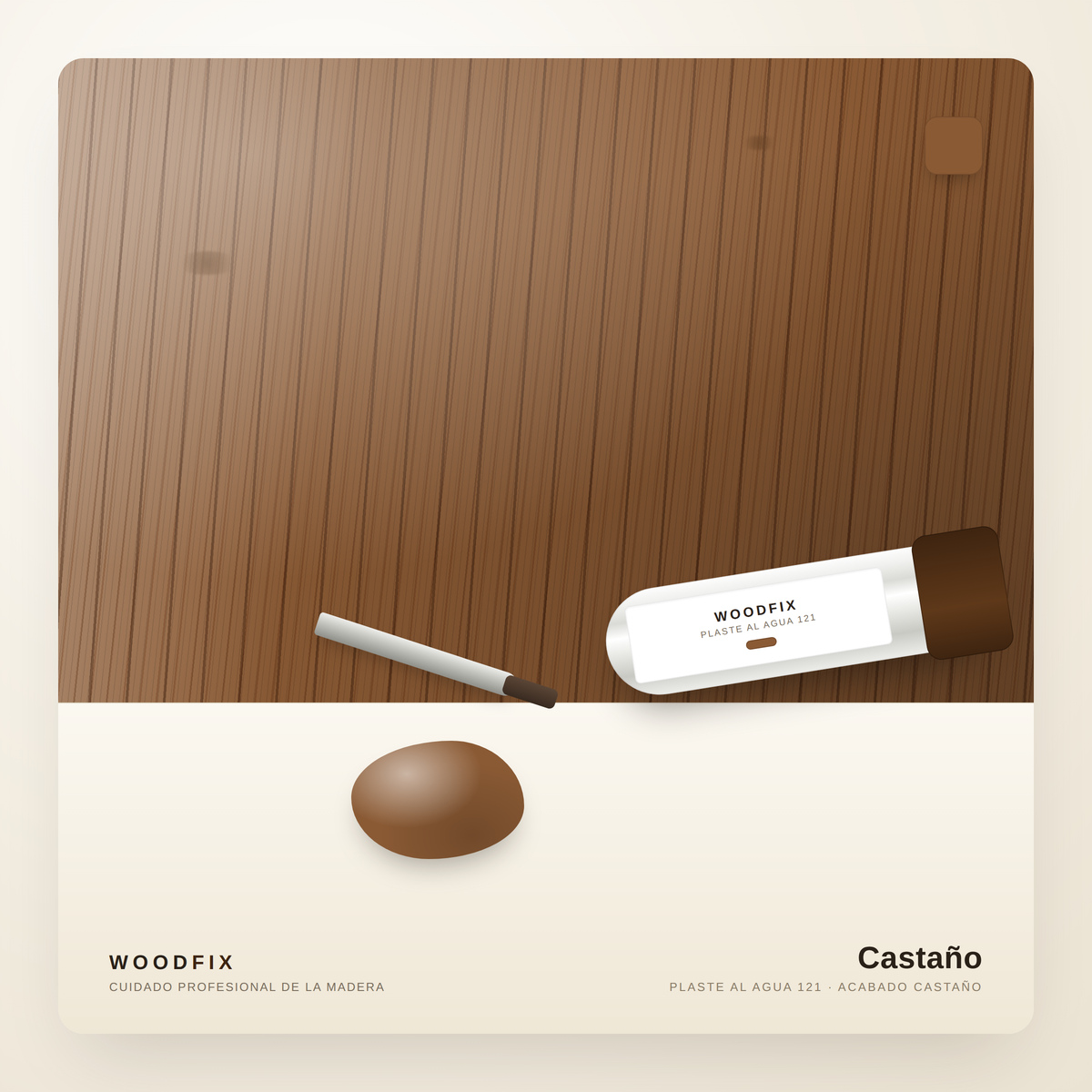 Masilla Reparadora para Madera al Agua - WoodFix 121