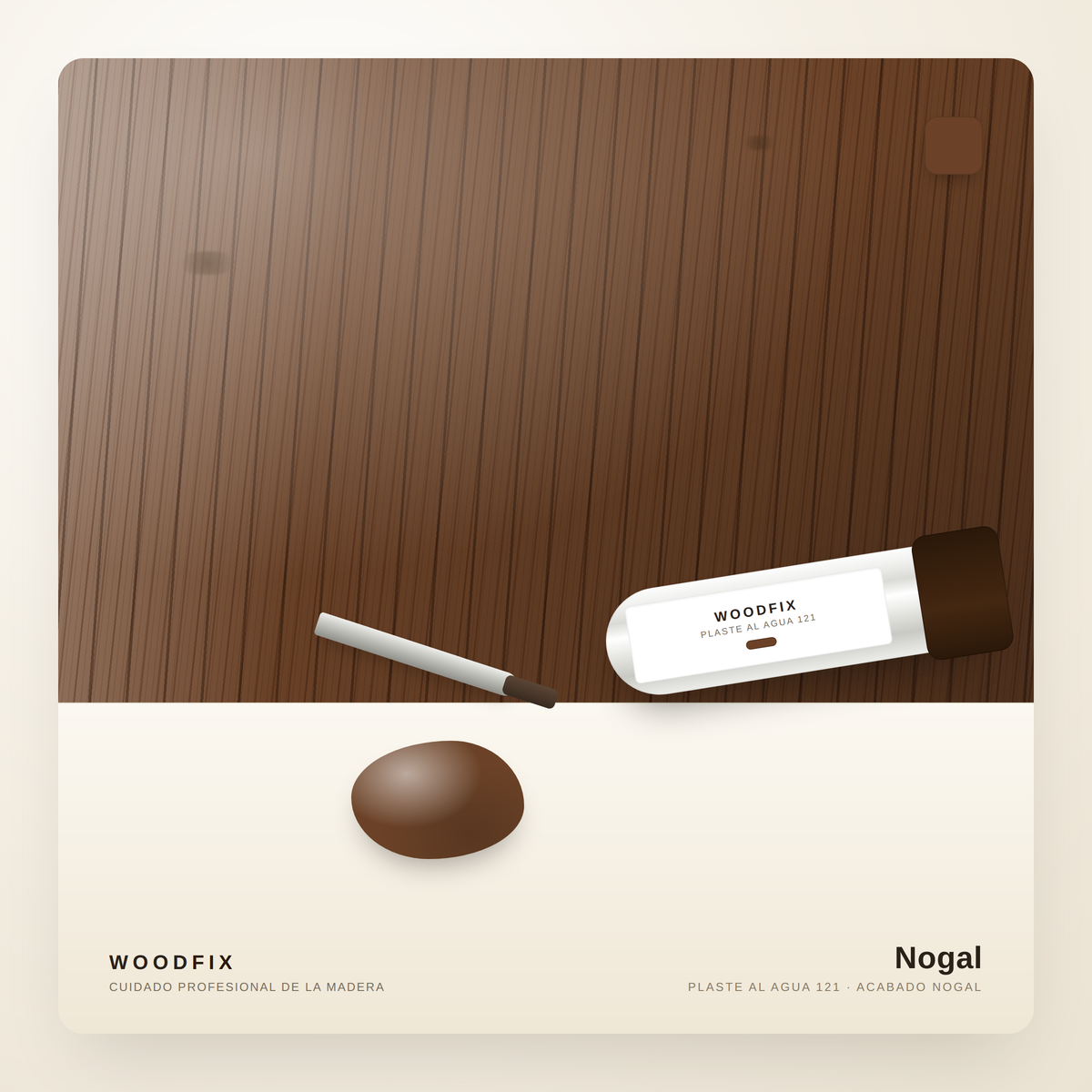 Masilla Reparadora para Madera al Agua - WoodFix 121