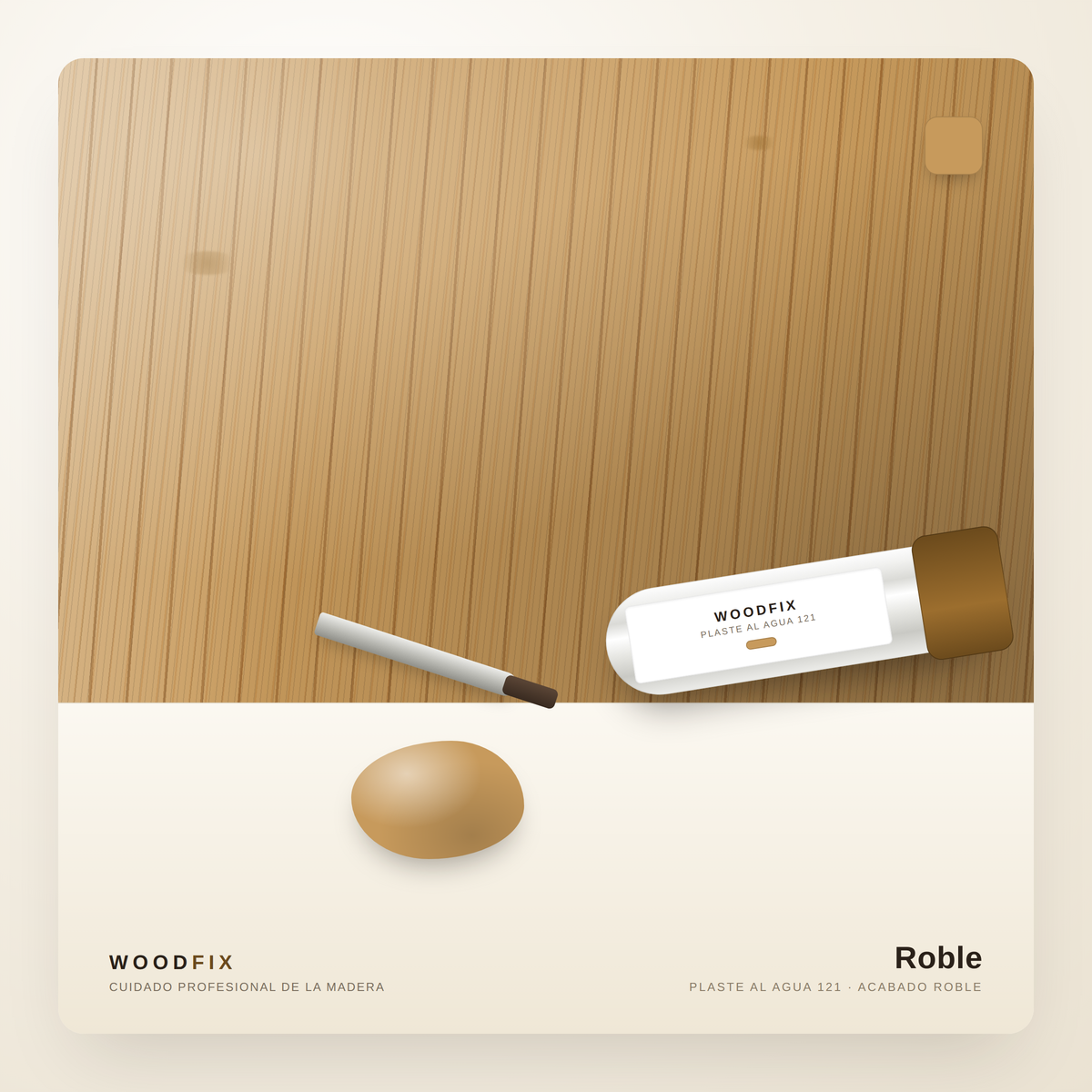 Masilla Reparadora para Madera al Agua - WoodFix 121